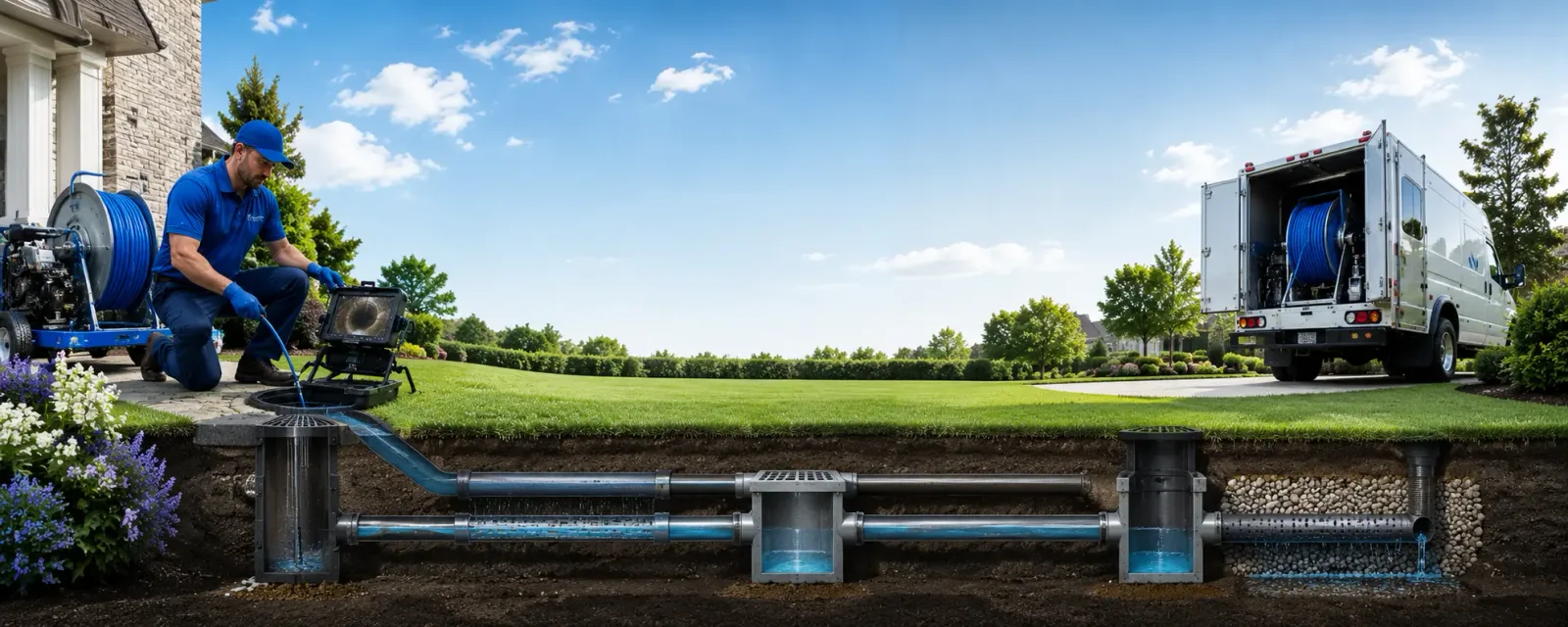 Outdoor drain cleaning information for Yorktown, IN